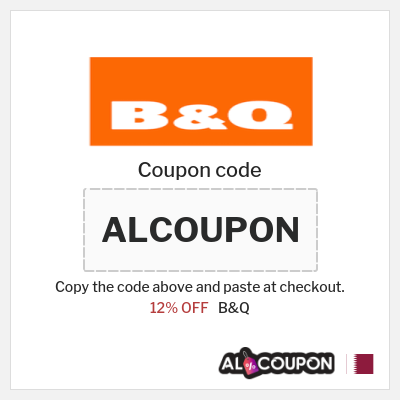 Coupon discount code for B&Q 10% OFF
