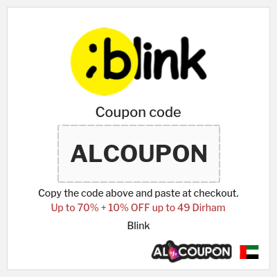 Coupon discount code for Blink 10% OFF