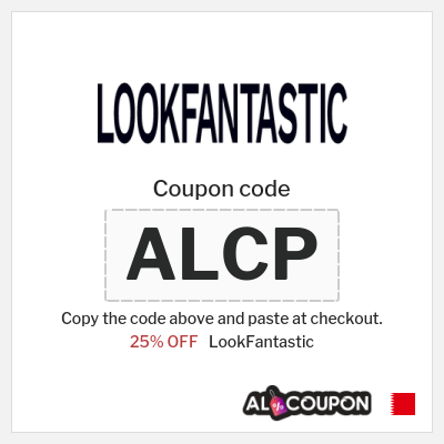 Coupon for LookFantastic (ALCP) 25% OFF