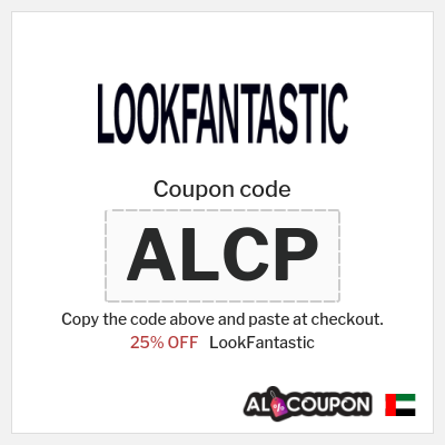 Coupon for LookFantastic (ALCP) 25% OFF