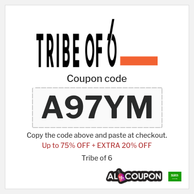 Coupon discount code for Tribe of 6 20% OFF