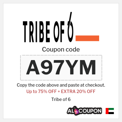 Coupon discount code for Tribe of 6 20% OFF