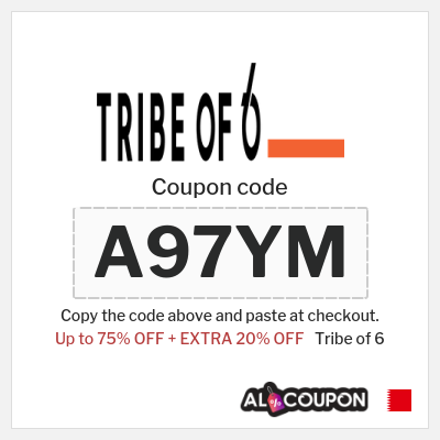 Coupon discount code for Tribe of 6 20% OFF