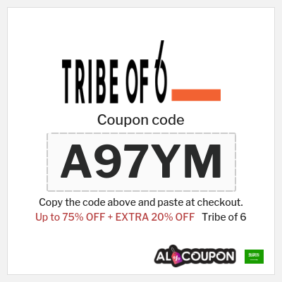 Coupon discount code for Tribe of 6 20% OFF