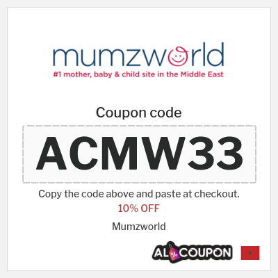 Coupon discount code for Mumzworld 10% Exclusive Coupon