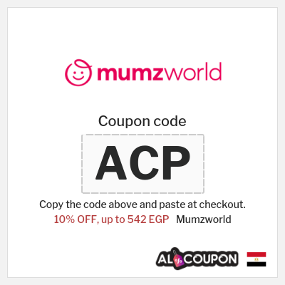 Coupon discount code for Mumzworld 10% Off Verified Coupons