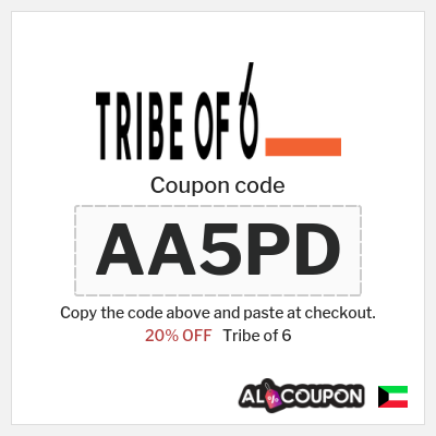 Coupon for Tribe of 6 (AA5PD) 20% OFF