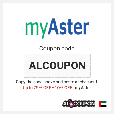 Coupon discount code for myAster 10% OFF