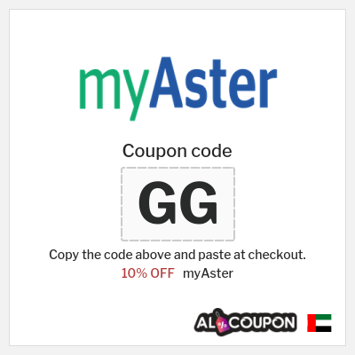 Coupon for myAster (GG) 10% OFF