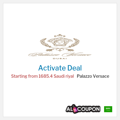 Coupon discount code for Palazzo Versace Holiday offers