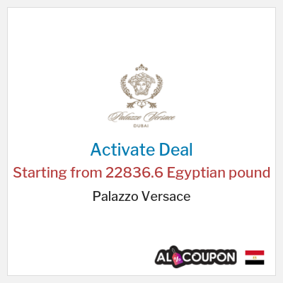 Coupon discount code for Palazzo Versace Holiday offers