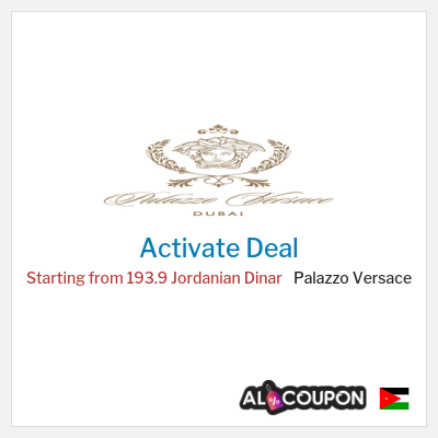 Special Deal for Palazzo Versace Starting from 193.9 Jordanian Dinar