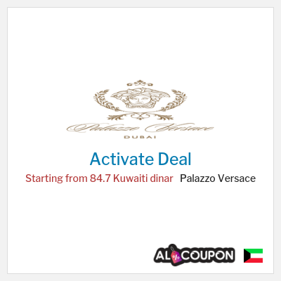 Special Deal for Palazzo Versace Starting from 84.7 Kuwaiti dinar