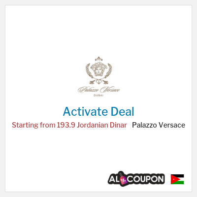 Special Deal for Palazzo Versace Starting from 193.9 Jordanian Dinar