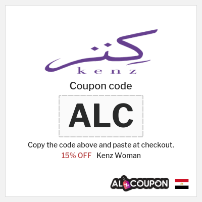 Coupon discount code for Kenz Woman 15% OFF