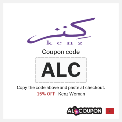 Coupon discount code for Kenz Woman 15% OFF