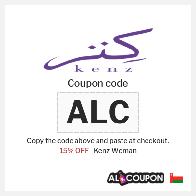 Coupon discount code for Kenz Woman 15% OFF