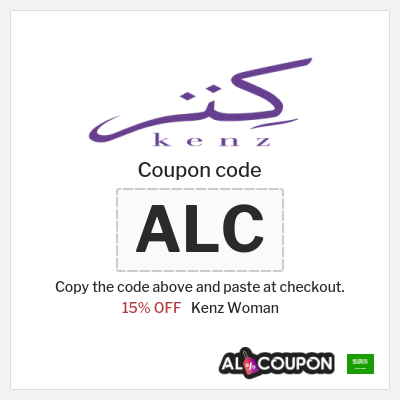 Coupon discount code for Kenz Woman 15% OFF