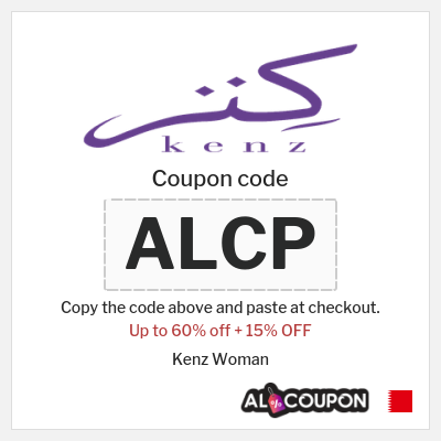 Coupon for Kenz Woman (ALCP) Up to 60% off + 15% OFF