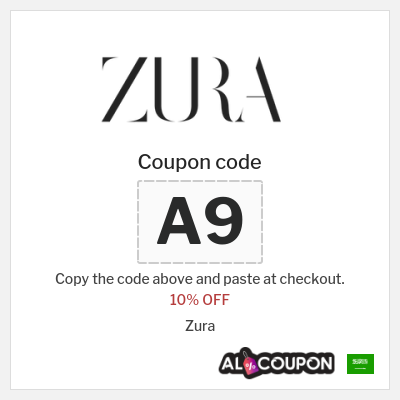 Coupon for Zura (A9) 10% OFF