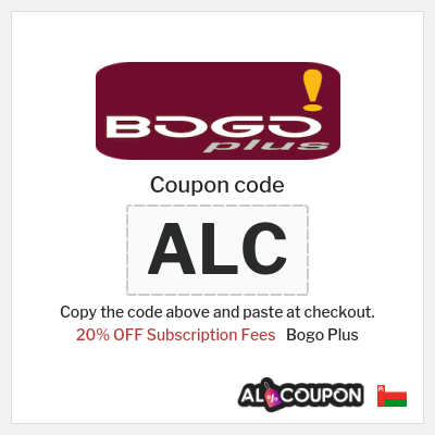 Coupon discount code for Bogo Plus 20% OFF