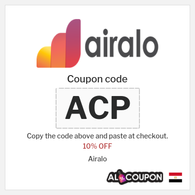 Coupon discount code for Airalo Up to 30% OFF