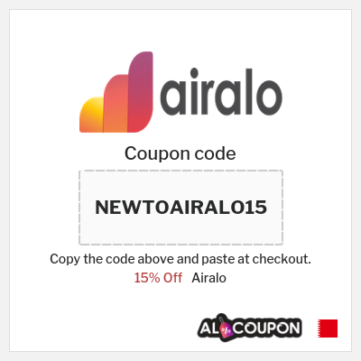 Coupon discount code for Airalo Up to 15% EXCLUSIVE Coupons