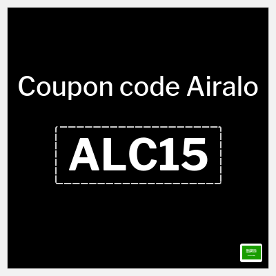 Airalo Coupon (ALC15) Airalo Discount Code 2026