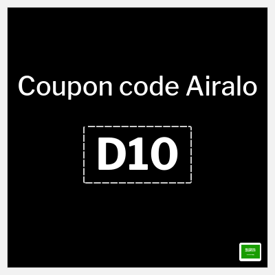 Airalo Coupon (D10) Airalo Discount Code 2026