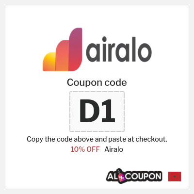 Coupon for Airalo (D1) 10% OFF