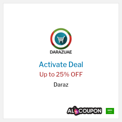 Special Deal for Daraz Up to 25% OFF