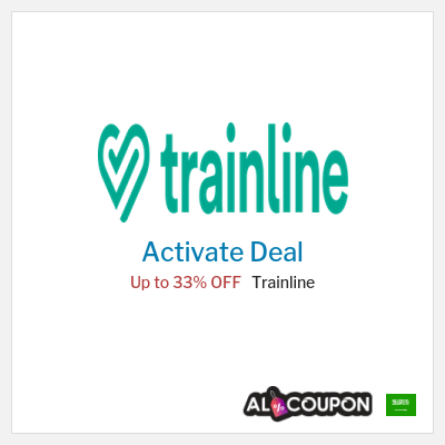 Special Deal for Trainline Up to 33% OFF