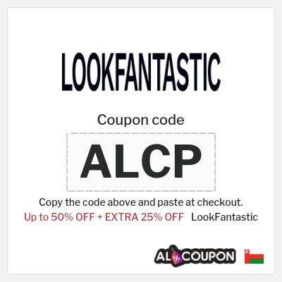 Coupon discount code for LookFantastic 25% OFF