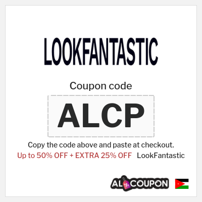 Coupon discount code for LookFantastic 25% OFF
