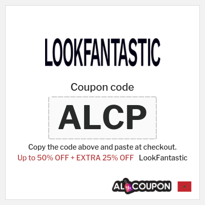 Coupon discount code for LookFantastic 25% OFF