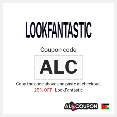 Coupon discount code for LookFantastic 25% OFF