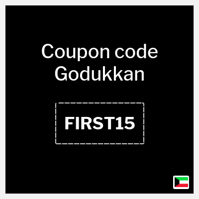 Coupon for Godukkan (FIRST15) 80% OFF + 1.3 Kuwaiti dinar OFF