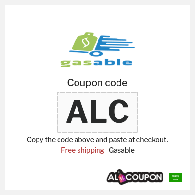 Coupon discount code for Gasable Free shipping