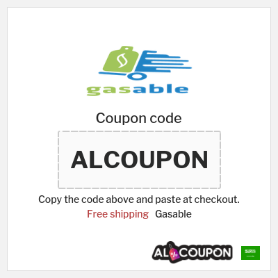 Coupon for Gasable (ALCOUPON) Free shipping