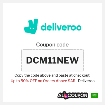 Coupon discount code for Deliveroo