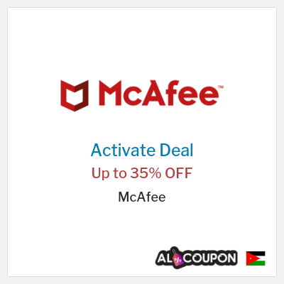 Coupon discount code for McAfee Up to 35% OFF
