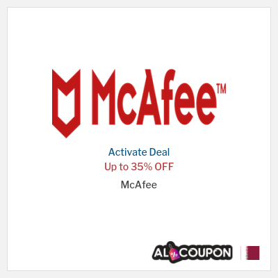 Coupon discount code for McAfee Up to 35% OFF