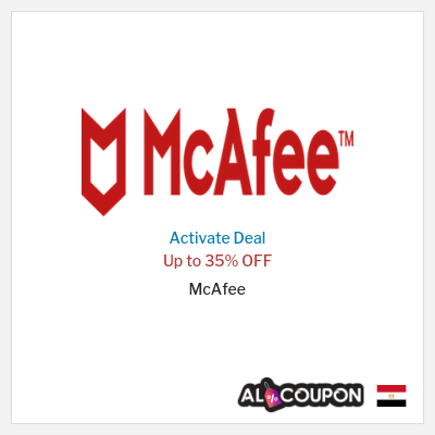 Coupon discount code for McAfee Up to 35% OFF