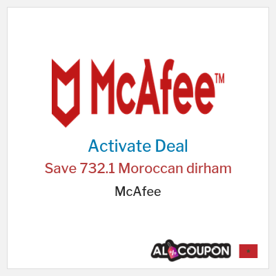 Special Deal for McAfee Save 732.1 Moroccan dirham