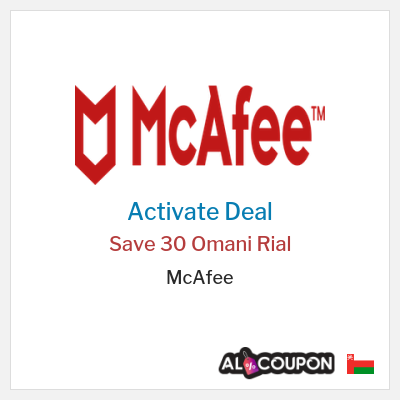 Special Deal for McAfee Save 30 Omani Rial