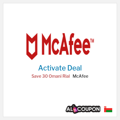 Special Deal for McAfee Save 30 Omani Rial