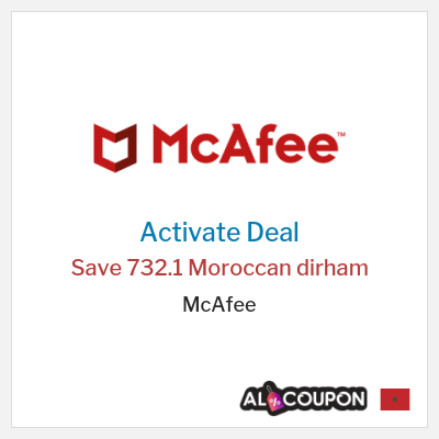 Special Deal for McAfee Save 732.1 Moroccan dirham