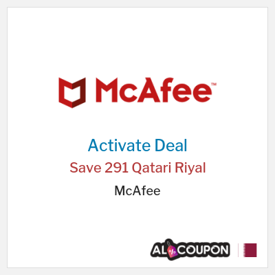 Special Deal for McAfee Save 291 Qatari Riyal
