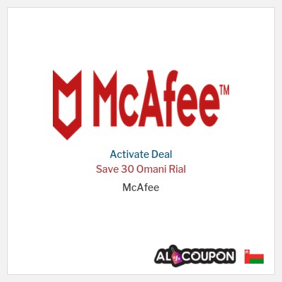 Special Deal for McAfee Save 30 Omani Rial