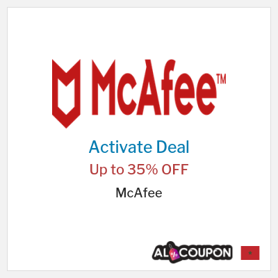 Special Deal for McAfee Up to 35% OFF